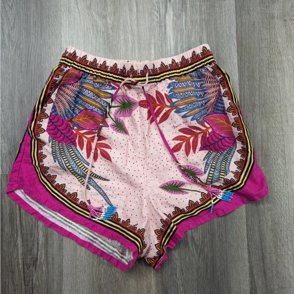 FARM RIO Macaw Scarf Shorts XS